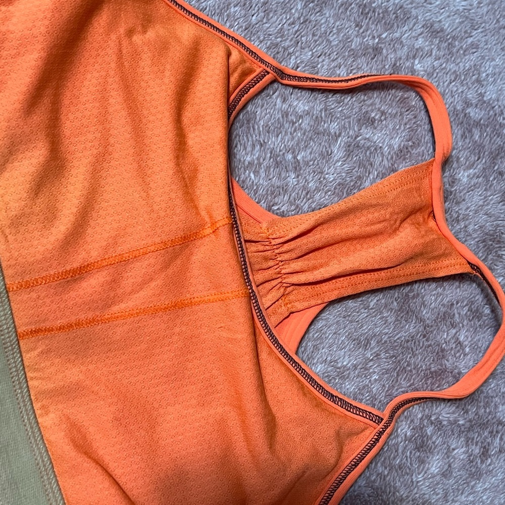 Lululemon Athletica Bright Orange Tank Dress - Picture 6 of 6